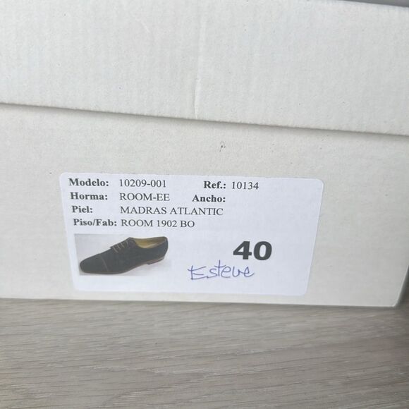 OBACH SHOEMAKER OXFORD SHOE MADRIS ATLANTIC SIZE 7 40EURO NEW IN BOX‎ W/DUSTBAG - Picture 5 of 12